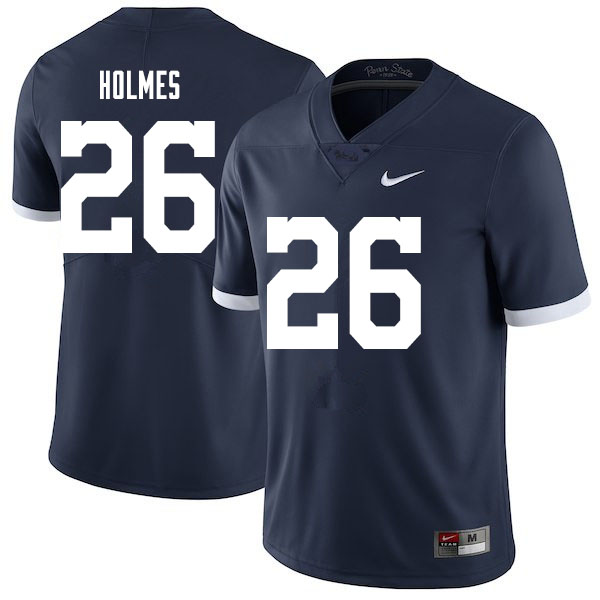 NCAA Nike Men's Penn State Nittany Lions Caziah Holmes #26 College Football Authentic Throwback Navy Stitched Jersey XHU8298SO